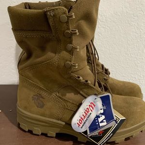 Bates, Wolverine Warrior USMC steel toe boots. Gore-tex